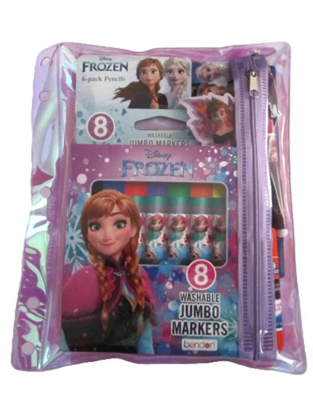 Disney Frozen Backpack, Water Bottle, Lunch Bag & School Supplies Anna NEW